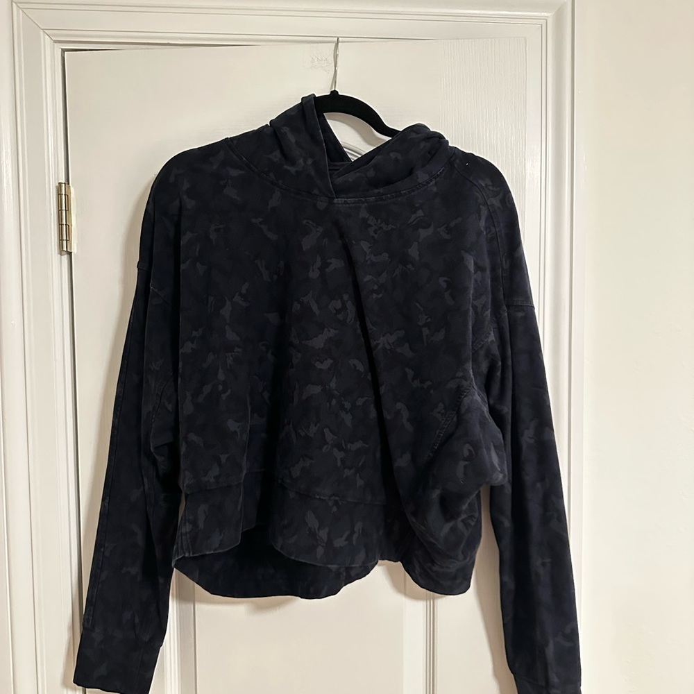 Women's Navy Camo Hoodie